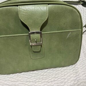 Samsonite Olive Leather Buckle Bag